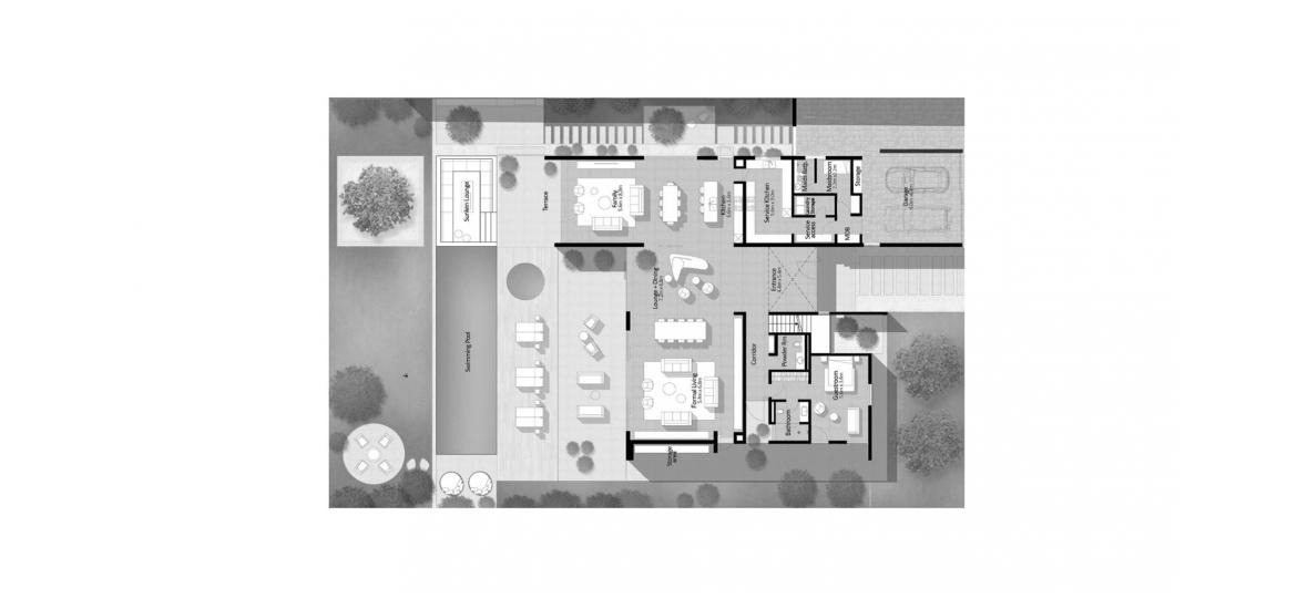Планировка «FAIRWAY VISTAS 6BR 769SQM» 6 спален в ЖК FAIRWAY VISTAS