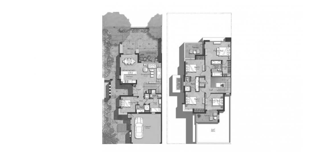 Floor plan «C», 5 bedrooms in MAPLE 1 TOWNHOUSES