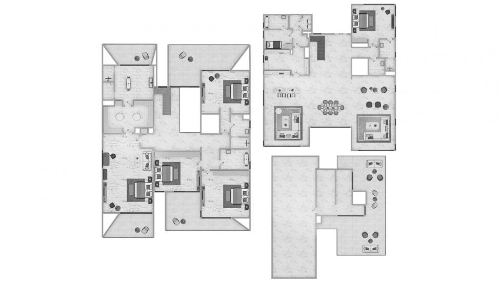 Floor plan «5br type03 964sqm», 5 bedrooms in ADDRESS VILLAS HILLCREST